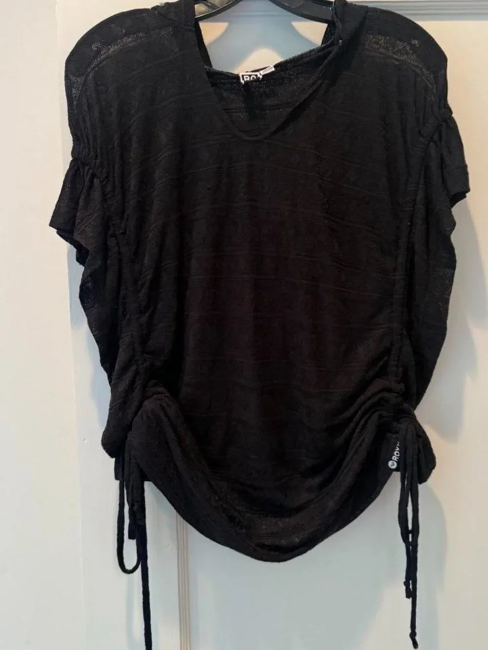 Roxy Women's Black Cover Up Top